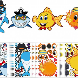 Set de 24 foi cu autocolante pentru copii Zerhok, multicolor, PVC, 21 X 14,5 cm