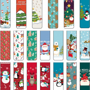 Set de 40 semne de lectura magnetice DAOUZL, pliabile, hartie, multicolor, 12 x 2 cm