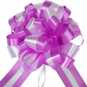 Set de 5 fundite pentru nunta EDATOFLY, polipropilena, violet, 46 cm