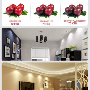 Set de 6 becuri Wenscha, LED, metal/plastic, alb, GU10, 5W, 4000 K