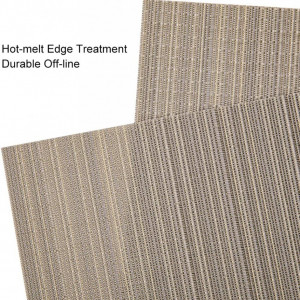 Set de 6 naproane Myir JUN, PVC, auriu, 30 x 45 cm