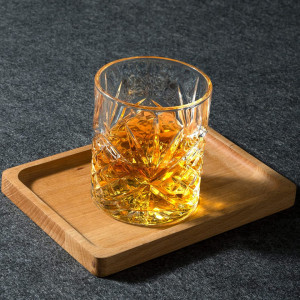 Set de 6 pahare de Whiskey Lanfula, sticla, transparent, 300 ml
