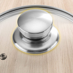 Set de 8 manere pentru capacul oalei, otel inoxidabil, argintiu, 5,8 x 3,1 x 4,3 cm
