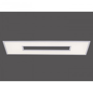 Spot LED Ocampo, metal, alb, 5 x 40 x 120 cm