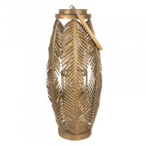 Suport pentru lumanari Clayre & Eef, auriu, 75 x 25 x 25 cm