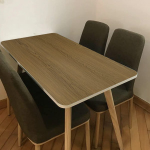 Tapet autoadeziv Effetto, Vinil, maro, 60 x 300 cm