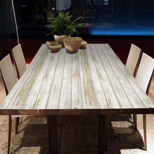Tapet Hode, PVC, maro, 45 x 200 cm