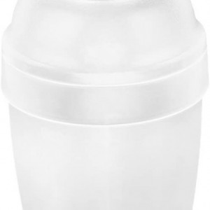 Agitator de cocktailuri Sourcingmap, rasina PC, alb, 8,3 x 17 cm, 350 ml