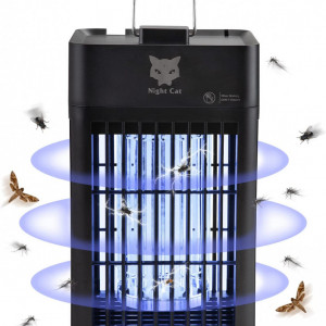 Aparat electric anti-insecte Night Cat, ABS, negru, 18 w, 17 x 12 x 25 cm