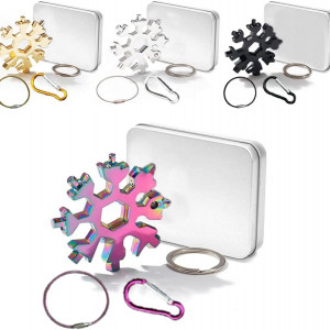 Instrument multifunctional pentru bricolaj 18 in 1 Anyingkai, otel inoxidabil, multicolor, 6,5 x 6,5 cm