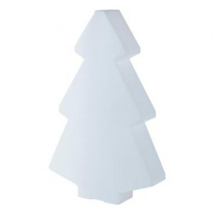 Lampă de podea Lightree albă de interior/exterior, polietilena, 30 x 45 x 12 cm