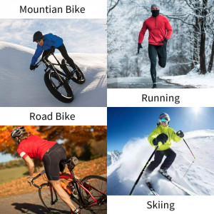 Manusi pentru ciclism Souke Sportm, textil, negru, XXL