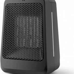 Mini incalzitor cu ventilator Yiko, negru, 15 x 11 x 23 cm, 1500 W