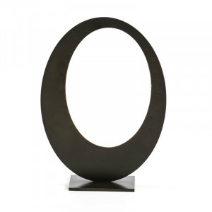 Obiect decorativ Ligon, metal, gri/auriu, 45 x 34 x 12 cm