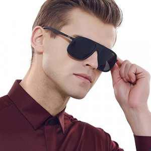 Ochelari de soare cu protectie UV400 SODQW, negru, 144 x 52 mm