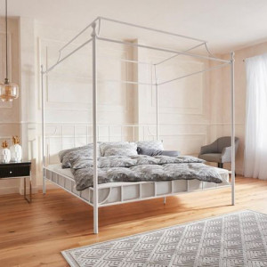 Pat metalic tip baldachin Guido, alb, 165 x 205 x 220 cm