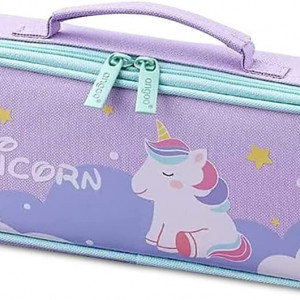 Penar cu unicorn Ropniik, poliester, multicolor, 23 x 9,5 cm