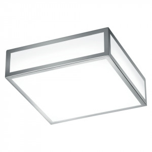 Plafoniera Led Zelo II sticla acrilica, alb, patrata, 1 bec, 220 V