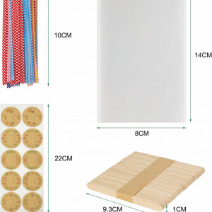 Set creare inghetata TORCUYY, 400 piese (pungi, bete, inele, autocolante)