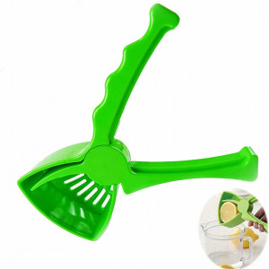 Set de 2 storcatoare manuale de lamaie LEXISONG-Zgr, ABS, verde, 20 x 8,5 cm