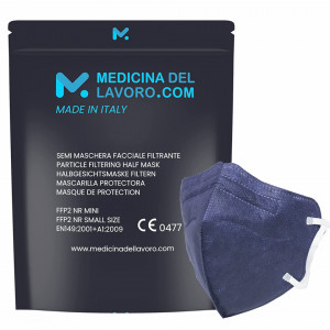 Set de 20 de masti de protectie Medicinadellavoro, albastru