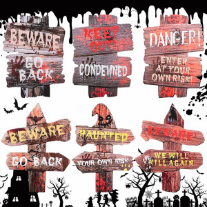 Set de 6 decoratiuni pentru Halloween FORMIZON, poliuretan, multicolor, 28/38 cm