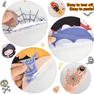 Set de stickere pentru fereastra Tuopuda, PVC, multicolor