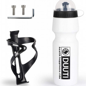 Suport sticla de apa pentru bicicleta HASAGEI, plastic, negru, 14,5x7,5cm