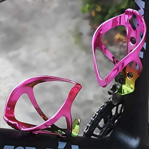 Suport sticla pentru bicicleta ACECYCLE, aluminiu, roz