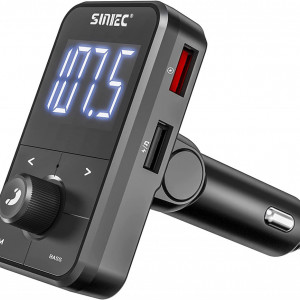 Transmitator radio auto bluetooth SUNITEC, negru, USB