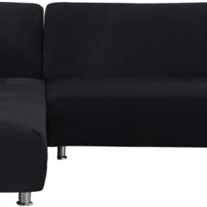 Husa de protectie pentru coltar Papasgix, poliester, negru, 145-185cm + 195-230 cm