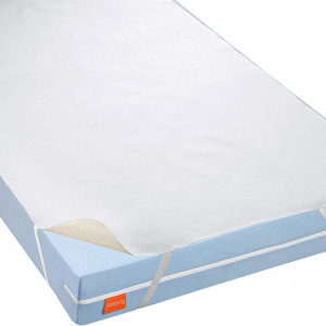 Husa de protectie pentru saltea Sleepling, textil, alb, 70 x 140 cm