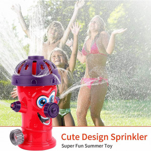Jucarie pentru copii cu functie pentru stropire Sunshine smile, plastic, rosu, 10 x 20.8 cm