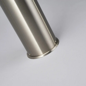 Lampa pentru gradina Enja, otel inoxidabil/policarbonat, argintiu, 100 x 10,1 cm