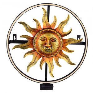 Lampa solara Pathway, negru, 34 x 55 x 34 cm