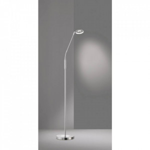 Lampadar Dent I, metal/sticla, argintiu, 150 x 23 x 23 cm, 6w