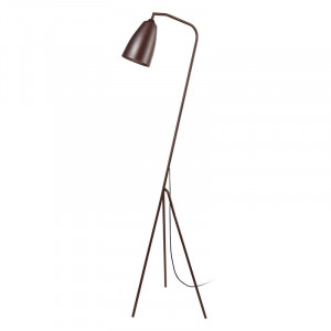 Lampadar Linda din metal, maro, 155cm H