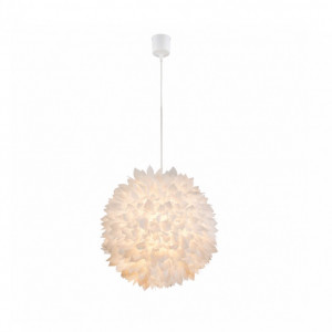 Lustra tip pendul Nala II sticla acrilica, alb, 1 bec, diametru 130 cm, 230 V