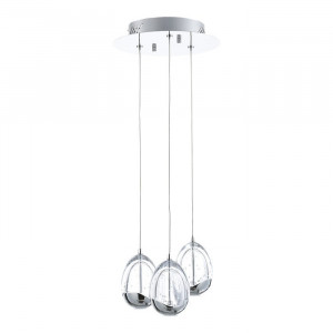 Lustra tip pendul Neher, LED, cu 3 lumini, 26 x 33 x 33 cm