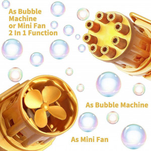 Masina de facut baloane Ding Yongliang, auriu, ABS, baterii, 20 x 9 x 6,8 cm