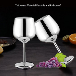 Pahar DLD, otel inoxidabil, argintiu, 21,5 cm, 550 ml