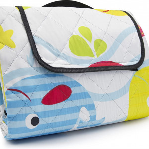 Patura de picnic HX&KF, multicolor, poliester, 200 x 200 cm