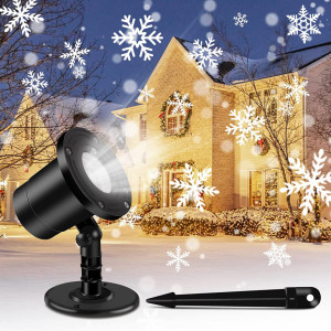 Proiector pentru Craciun EUKSRH, LED, plastic, negru, IP65