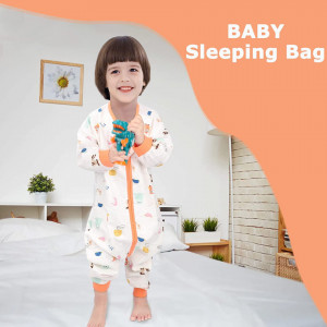 Salopeta de dormit pentru bebelusi Minizone, bumbac, multicolor, 2-3 ani