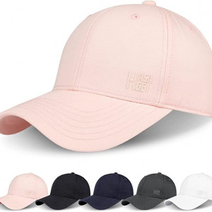 Sapca de baseball HASAGEI, bumbac, roz, unisex, reglabila, 52-60 cm
