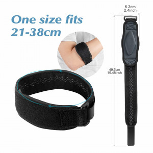 Set de 2 bandaje de compresie pentru maini AGPTEK, nailon/silicon, gri, L