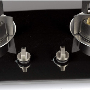 Set de 2 butoane universale pentru aragaz LAIYOHO, metal, argintiu, 4 cm