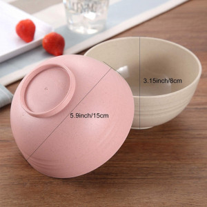 Set de 4 boluri Zusammen, plastic, multicolor, 700 ml, 15 cm