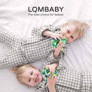 Set de 4 cani pentru copii LQMBABY, silicon, multicolor, 237 ml