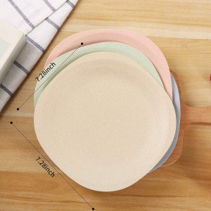 Set de 4 farfurii pentru desert Zusammen, polipropilena, multicolor, 18,5 cm